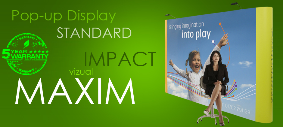 pop-up display standard impact maxim