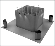 popup exhibit insula